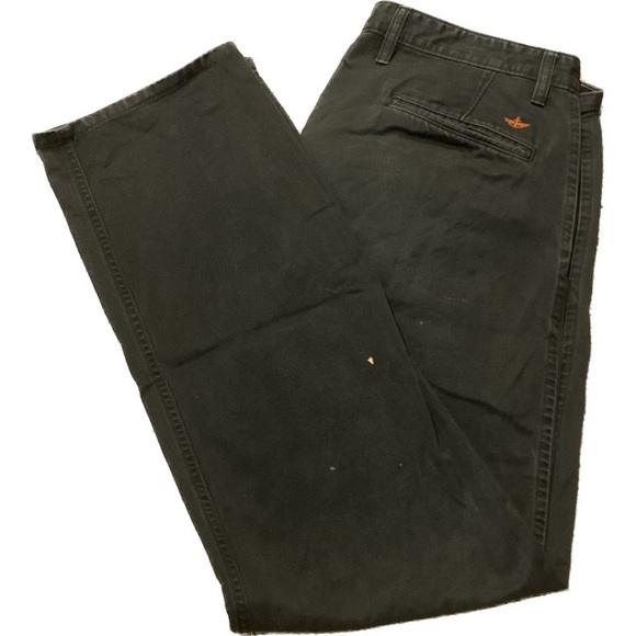 Dockers Straight Leg Navy Pants | Dockers Khakis | Dickies |  36" x 32" - Picture 1 of 4